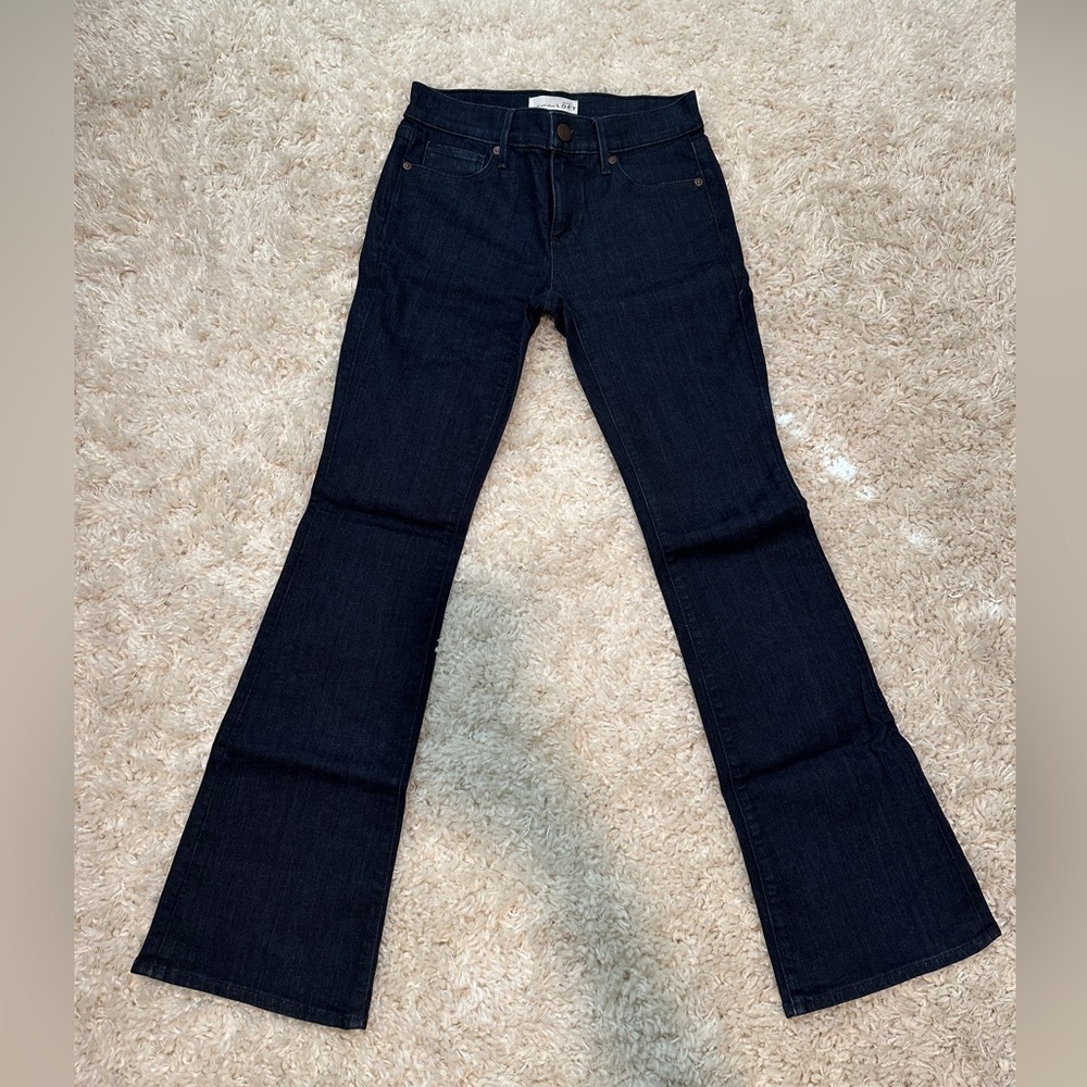 LOFT Dark Blue Flare Jeans
